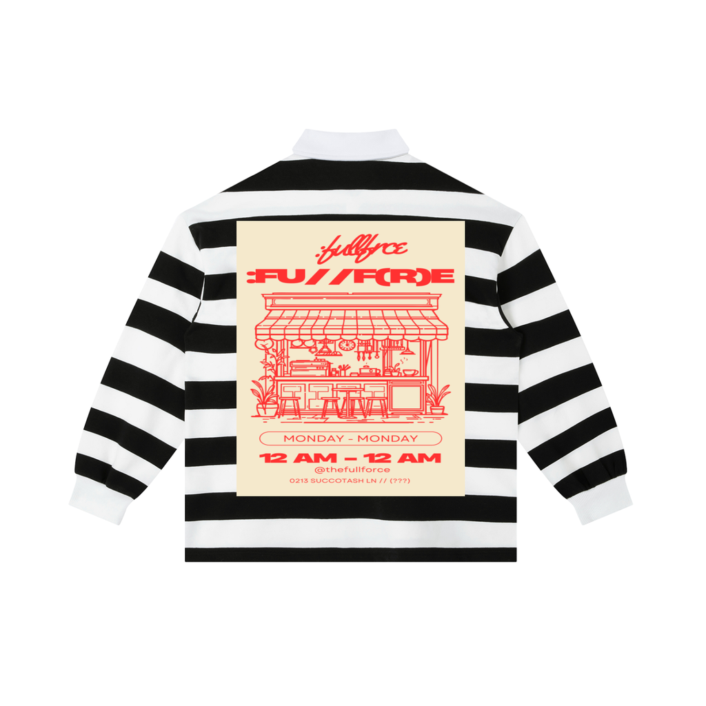 Color Block Stripe Polo Shirt