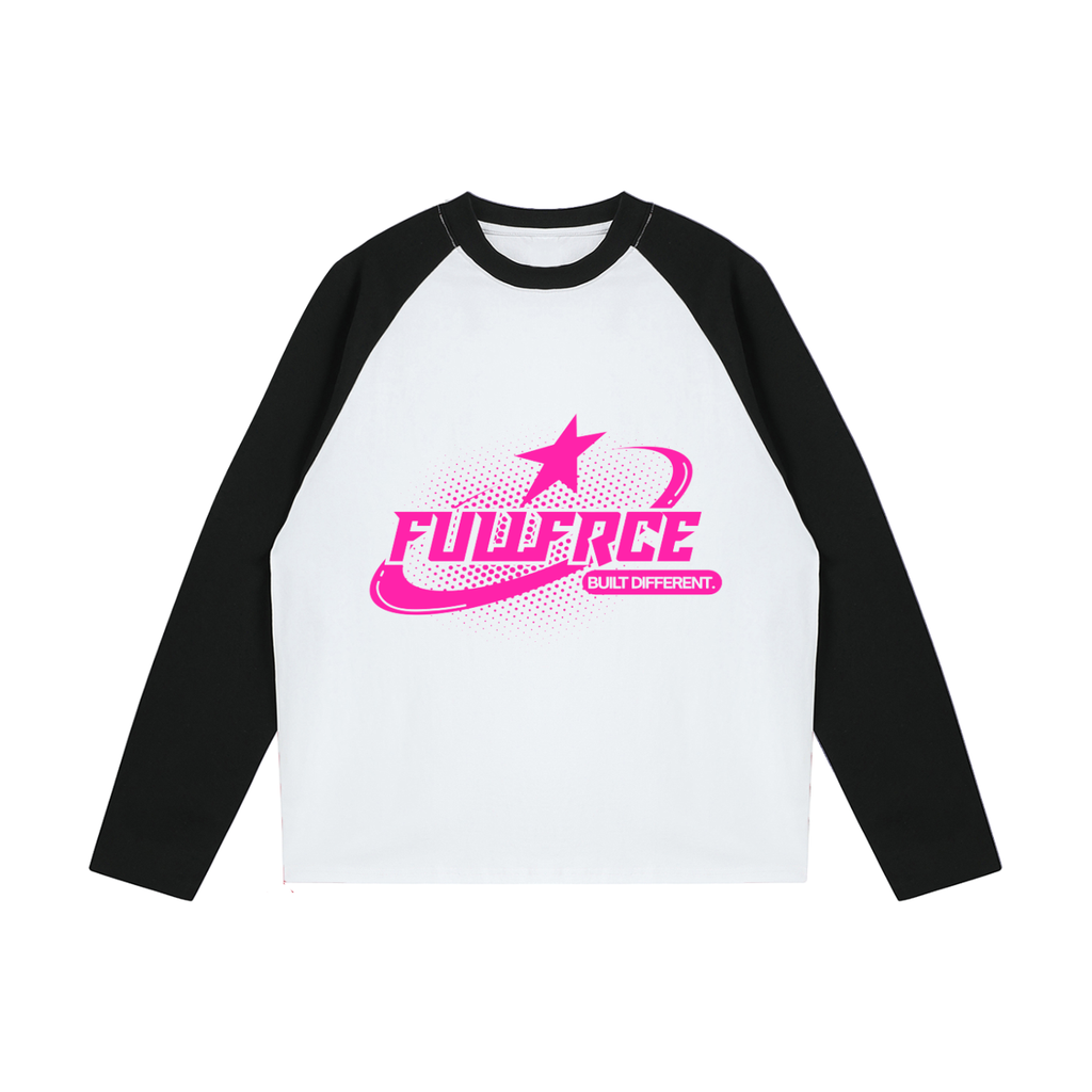 Color-Blocked Raglan Long-Sleeve T-Shirt